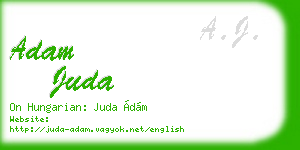 adam juda business card